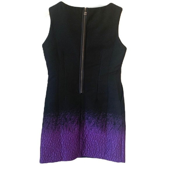 DESIGUAL RAINBOW Black and Quilted Purple Ombre Sleeveless Dress Size Medium - Picture 5 of 9